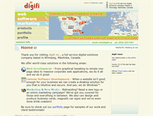 Tablet Screenshot of digifi.ca